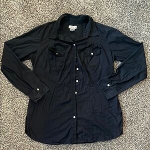 So Wear It Declare It Black Button Down Shirt